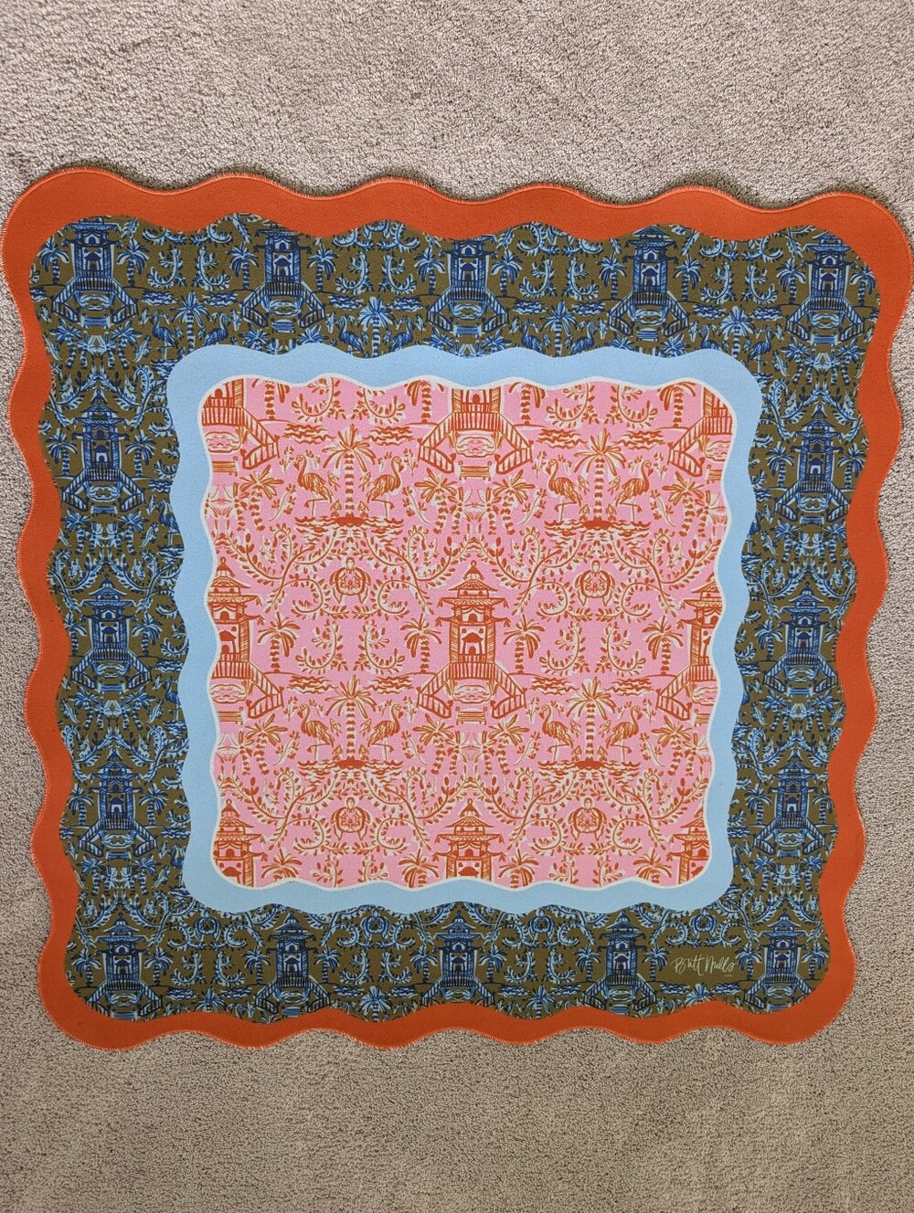 Britt Mills Non-neoprene Mahjong Mat - Picture 4 of 5